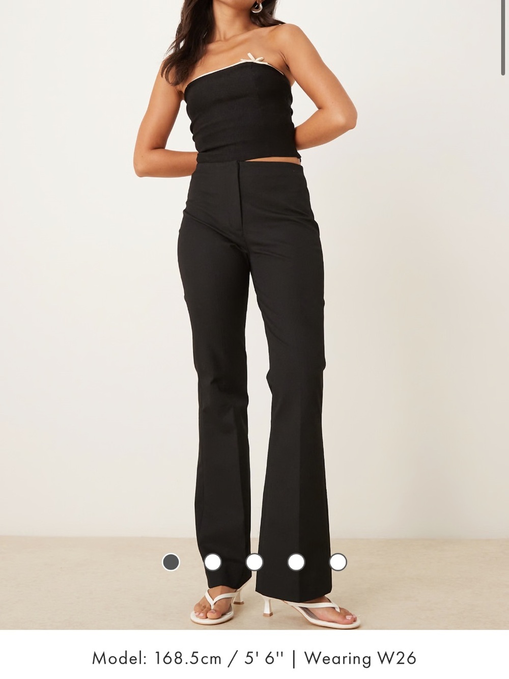 NWT Abercrombie high rise slim boot cut pant